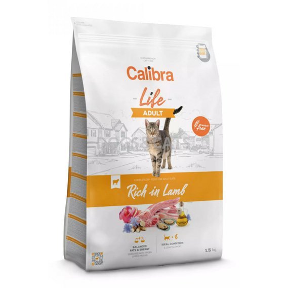 Calibra Cat Life Adult Lamb