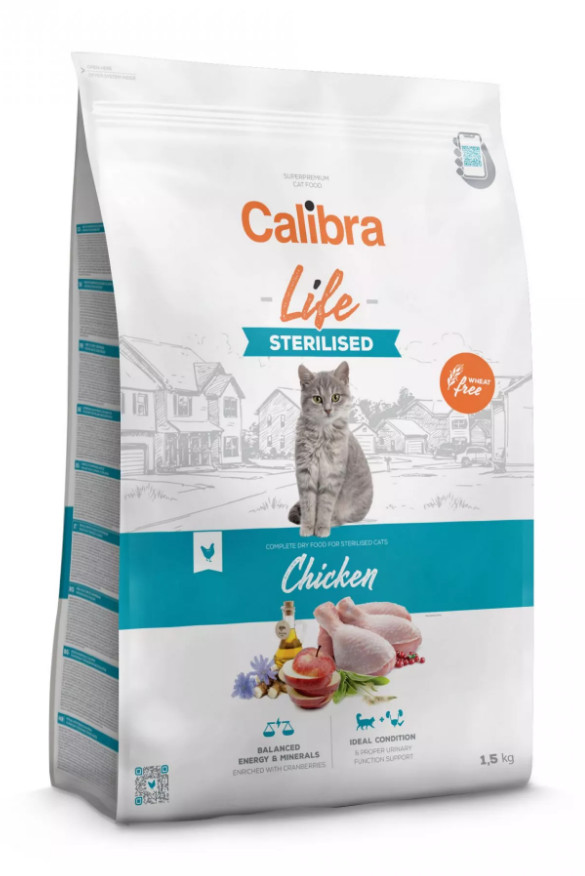 Calibra Cat Life Sterilised Chicken 12 kg