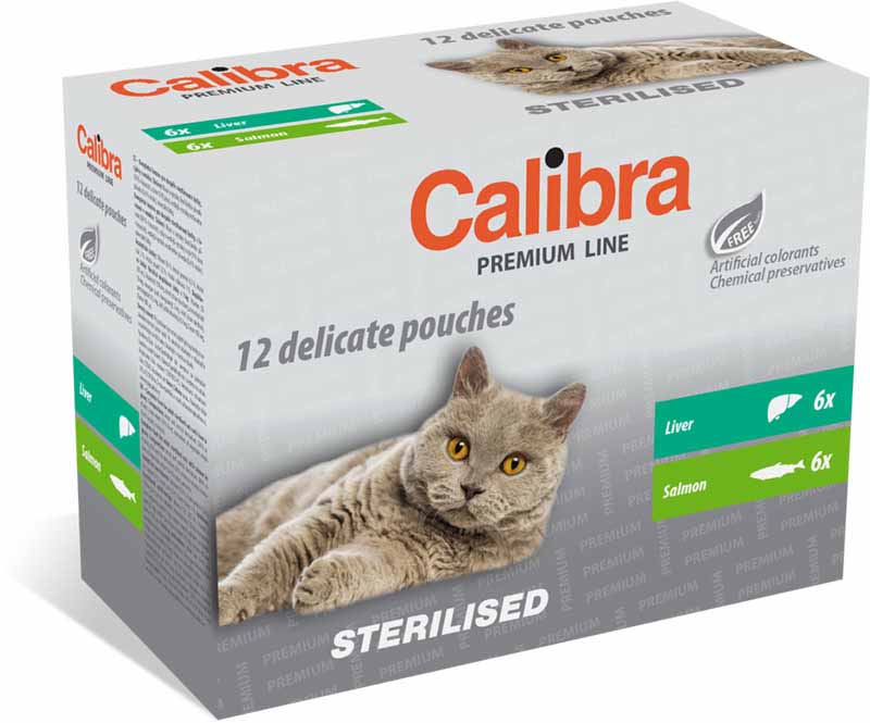 Calibra Cat Premium Line Sterilised kapsičky 12x 100 g
