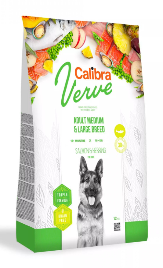Calibra Dog Verve GF Adult M/L Salmon&Herring 2 kg