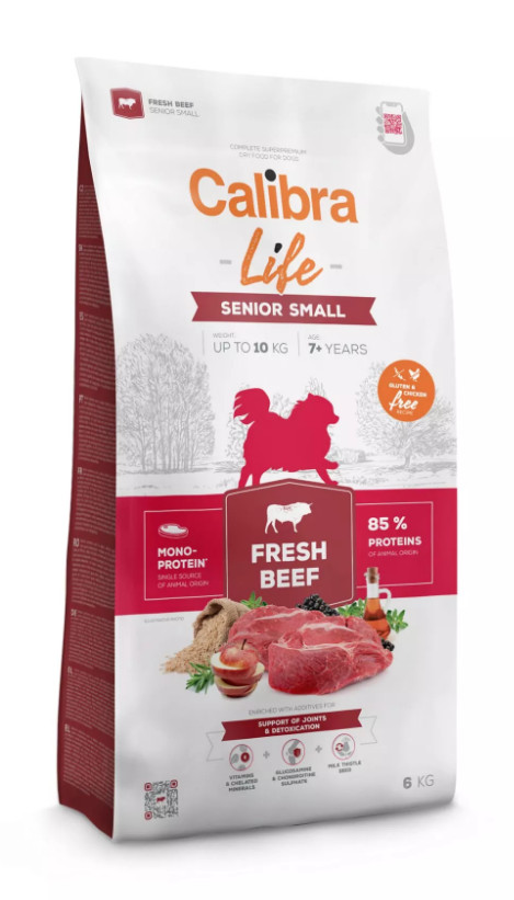 Calibra Dog Life Senior Small Fresh Beef 12 kg