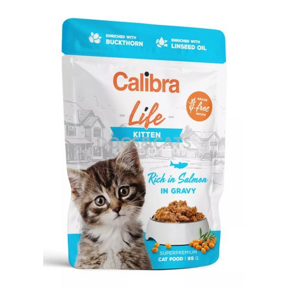 Calibra Life Kitten Salmon Pouch
