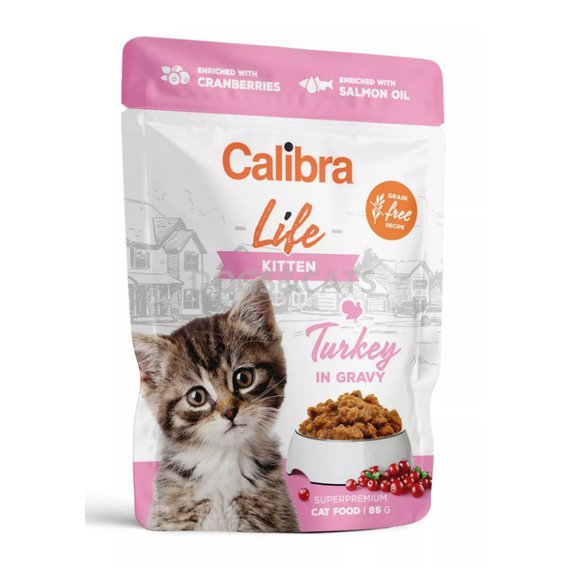 Calibra Life Kitten Turkey Pouch