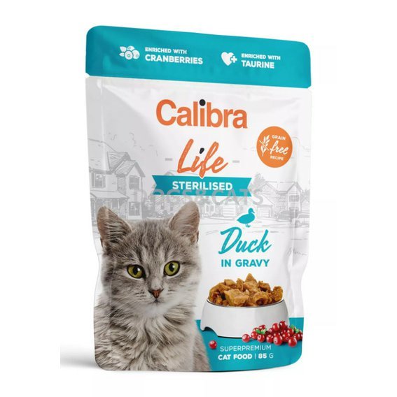 Calibra Life Sterilised Duck Pouch