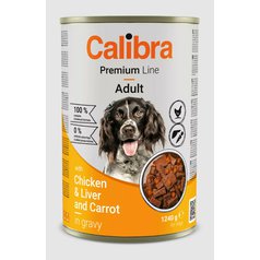Calibra Dog Chicken & Liver Gravy 1240 g konzerva Calibra Dog Chicken & Liver Gravy 1240 g konzerva