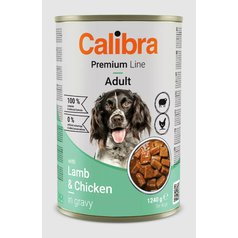 Calibra Dog Lamb & Chicken Gravy 1240 g konzerva