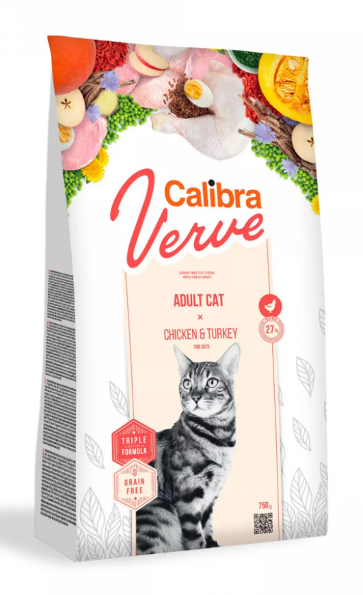 Calibra Cat Verve GF Adult Chicken&Turkey 3,5 kg