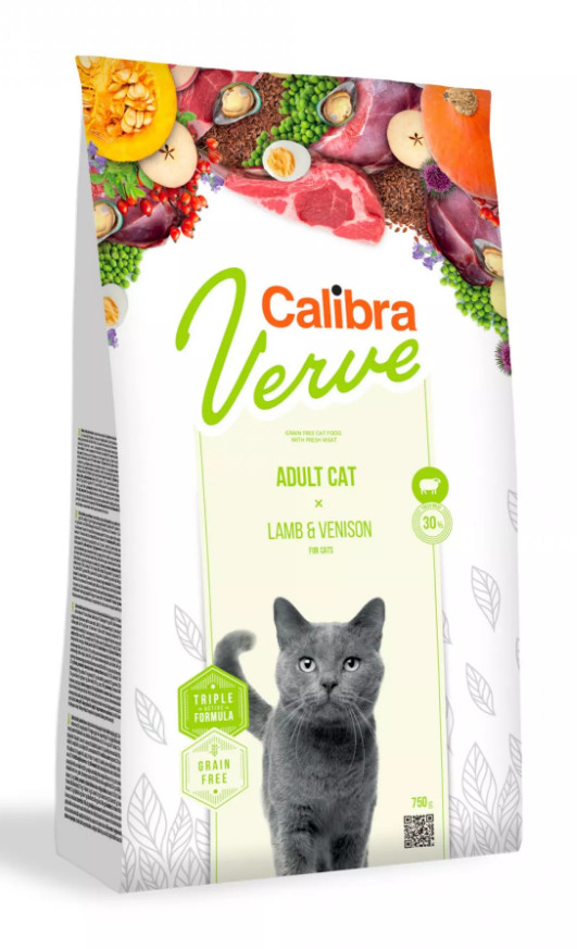 Calibra Cat Verve GF Adult Lamb&Venison 8+ 7 kg