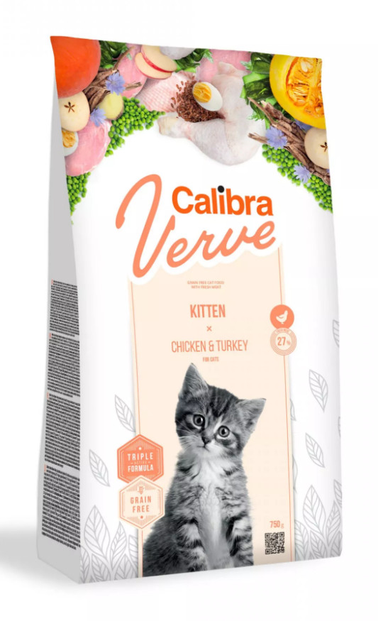 Calibra Cat Verve GF Kitten Chicken&Turkey 3,5 kg