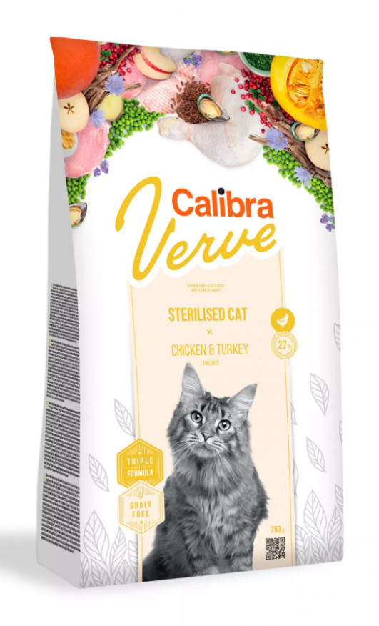 Calibra Cat Verve GF Sterilised Chicken&Turkey 7 kg