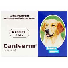 CANIVERM FORTE, 1 tableta (700 mg) na 10 kg hmotnosti