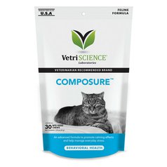 Composure uklidňující žvýkací pamlsek pro kočky 45 g/30 ks