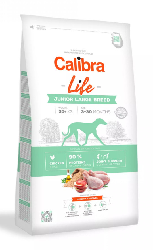 Calibra Dog LIFE Junior Large Breed Chicken 12 kg