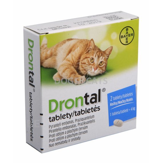 Drontal odčervovací tablety pro kočky