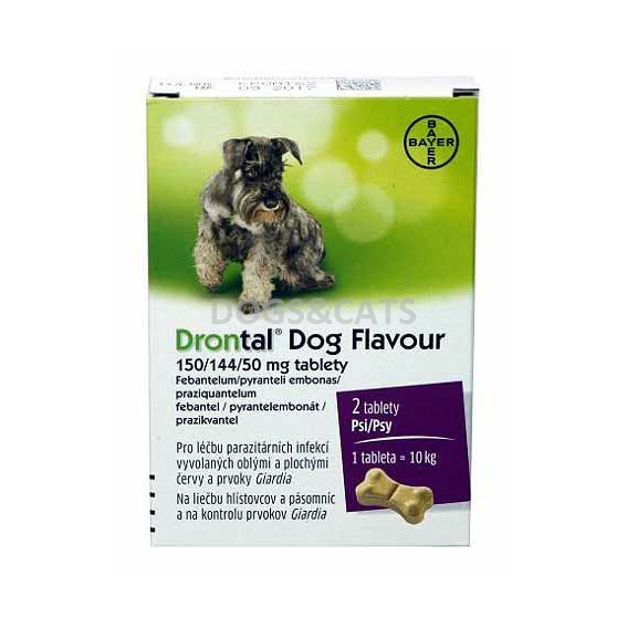 Drontal Dog Flavour 2 tbl