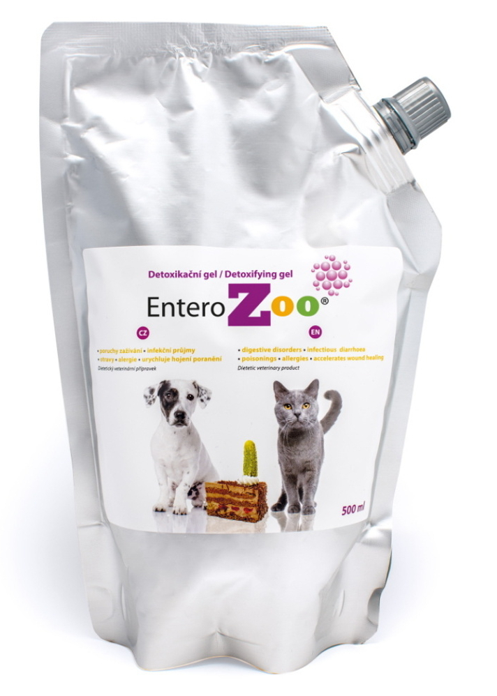 Entero ZOO detoxikační gel pro psy a kočky 500 ml