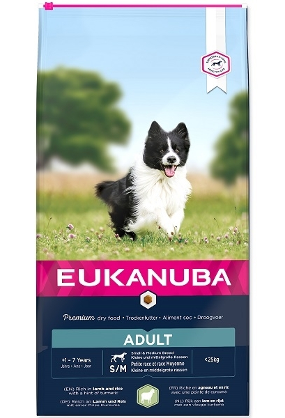 Eukanuba Adult Small & Medium Lamb 12 kg