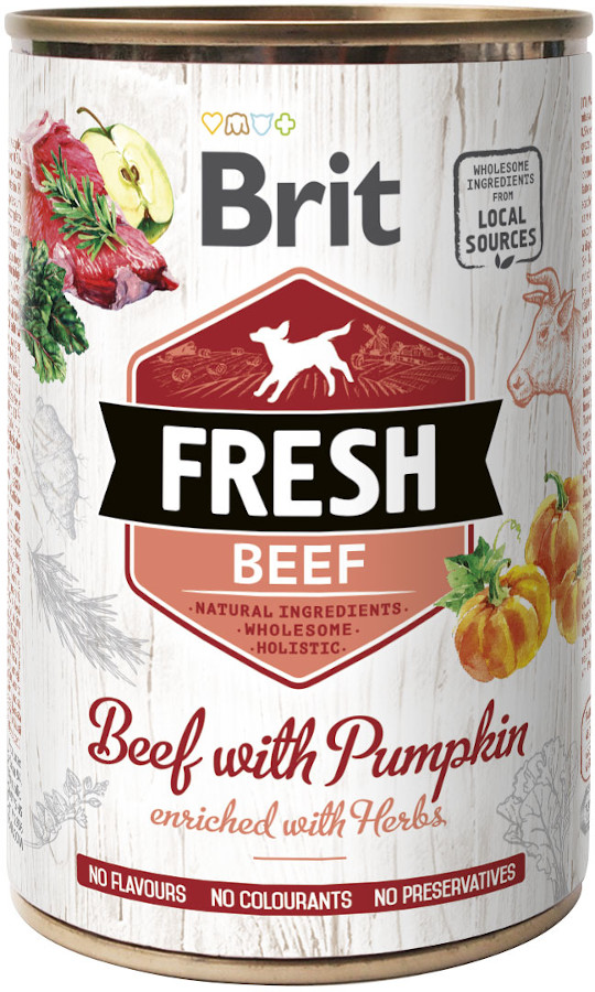 Brit Fresh konzerva Beef with Pumpkin 6x 400 g