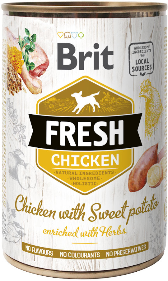 Brit Fresh konzerva Chicken with Sweet Potato 6x 400 g
