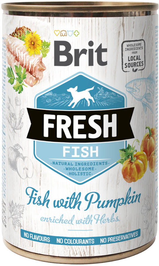 Brit Fresh konzerva Fish with Pumpkin 6x 400 g
