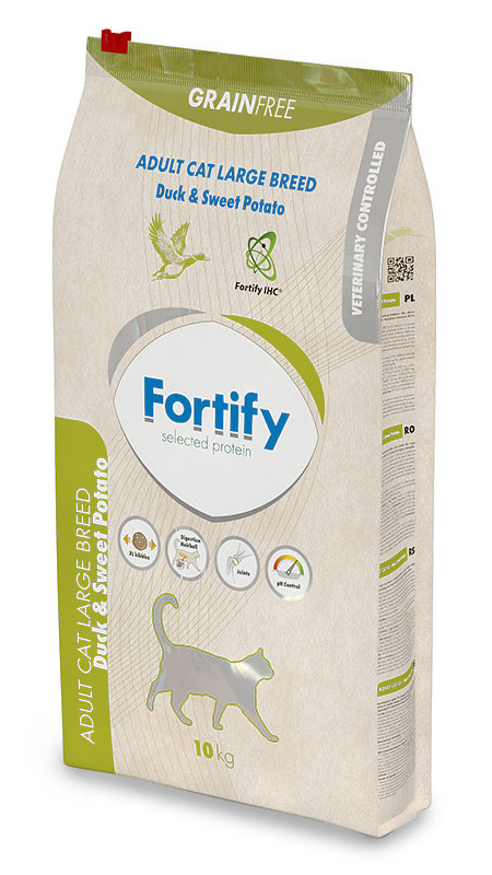 Fortify Adult Cat Large Breed Duck & Sweet Potato 10 kg