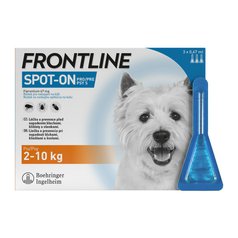 FRONTLINE Spot On DOG S 0,67 ml, na váhu 2-10 kg