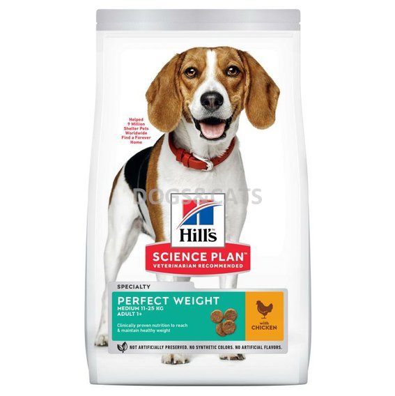 Hills SP Perfect Weight Medium Breed Chicken