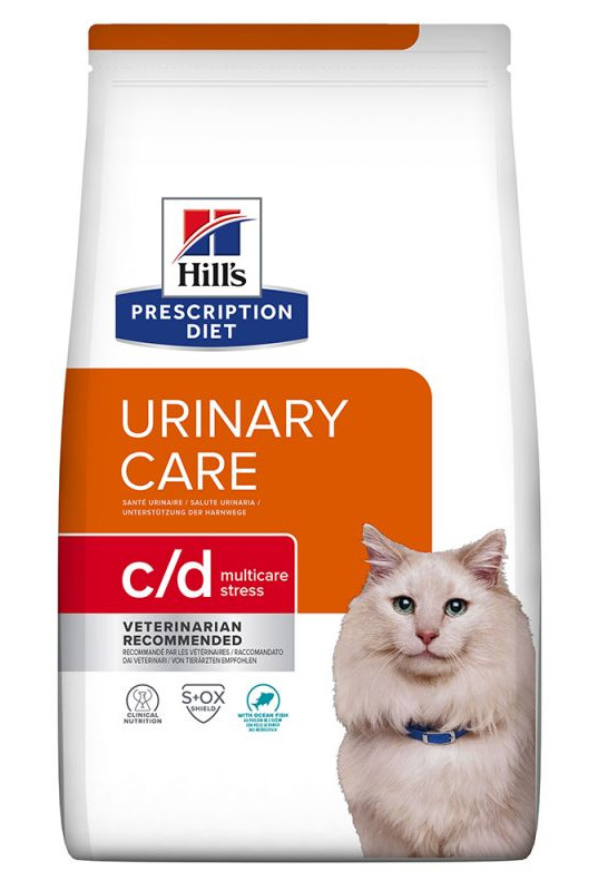 Hills PD Feline C/D Urinary Stress Fish 1,5 kg