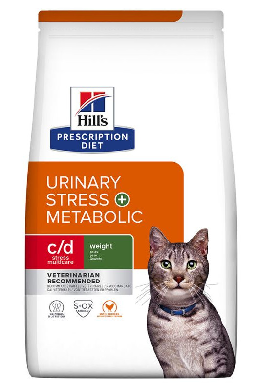 Hills PD Feline C/D Urinary Stress Metabolic 3 kg