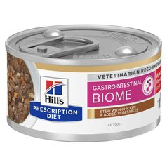 Hills PD Feline Gastrointestinal Biome STRESS Chicken Stew, konzerva