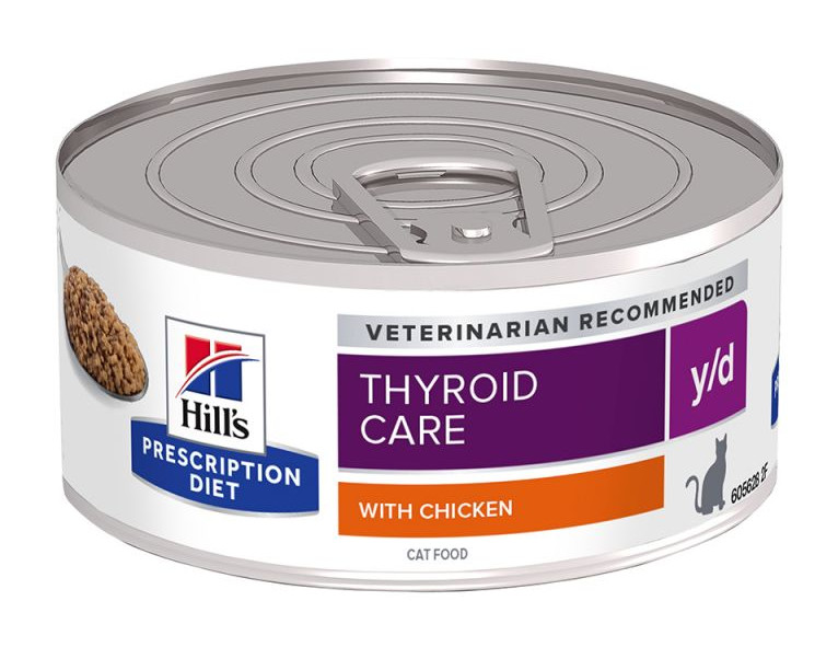 Hills PD Feline Y/D Thyroid Care konzerva 156 g