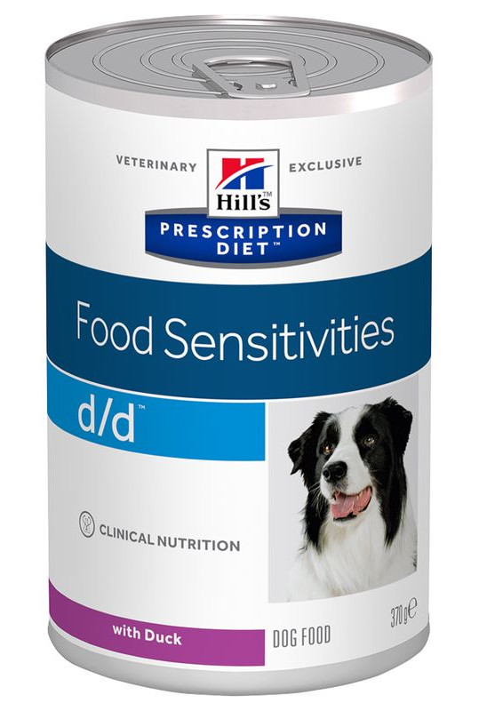 Hills PD Canine D/D Sensitivities Duck 370 g konzerva