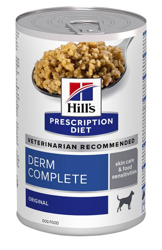Hills PD Canine DERM Complete 370 g, konzerva