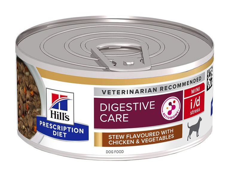 Hills PD Canine I/D Stress Mini Chicken Stew konzerva 156 g