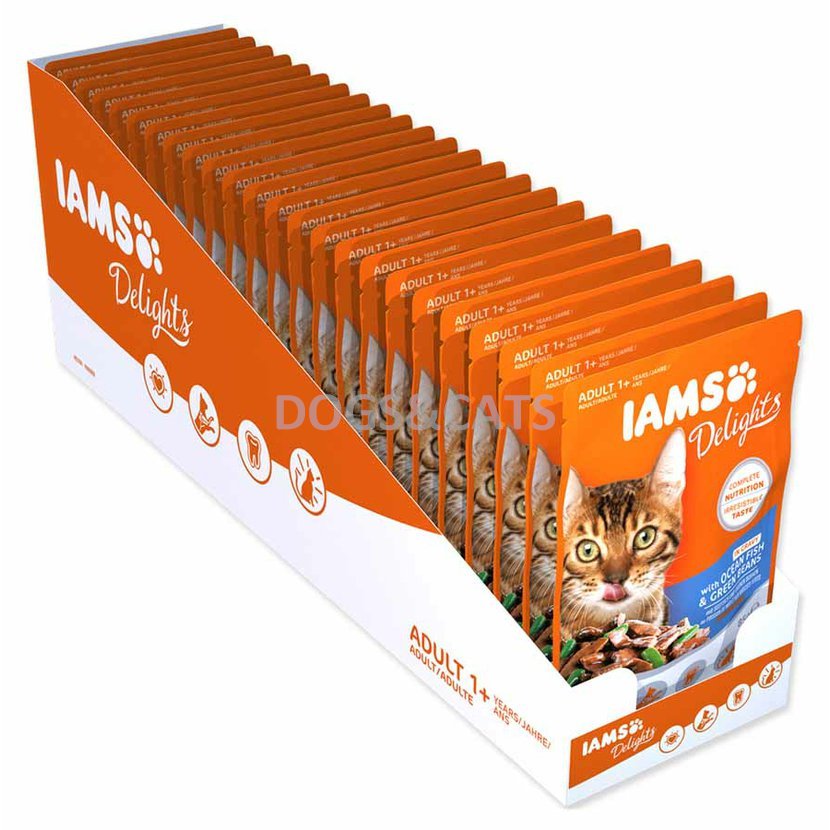 Iams Cat Adult Ocean Fish kapsička 24x 85 g