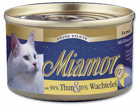 Miamor Cat Filets konzerva tuňák & křepelčí vejce 24x 100 g