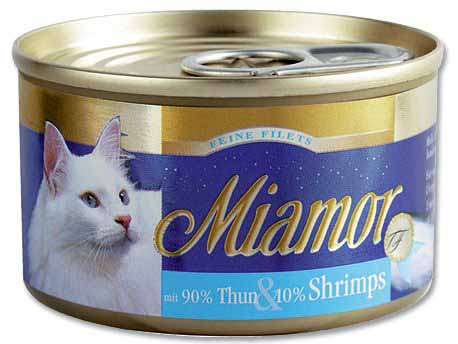 Miamor Cat Filets konzerva tuňák & krevety 100 g