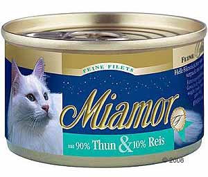 Miamor Cat Filets konzerva tuňák s rýží 100 g