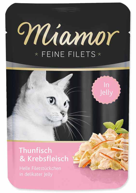 Miamor Cat Filets kapsička tuňák a krab 100 g