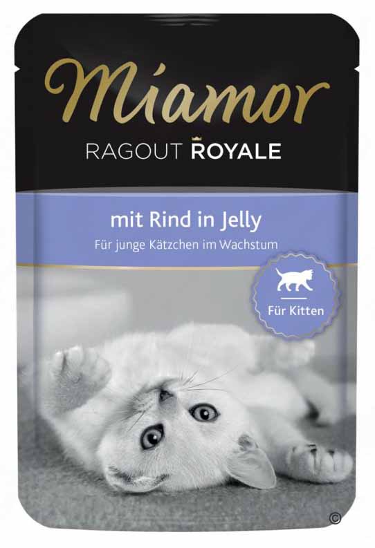 Miamor Cat Ragout Junior hovězí kapsička 100 g