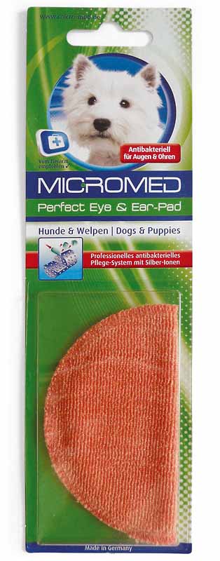 Micromed PERFECT EYE & EAR PAD oční/ušní utěrka s ionty stříbra, pes