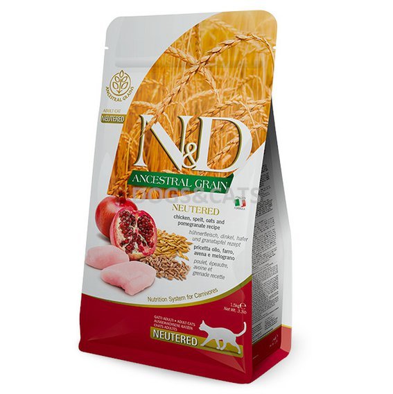 N&D Ancestral Grain CAT Neutered Chicken