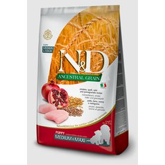 N&D Ancestral Grain DOG Puppy M/L Chicken & Pomegranate
