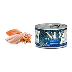 N&D Ocean DOG Adult Mini Trout & Salmon 140 g konzerva