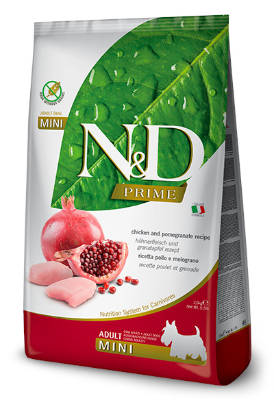 N&D Prime DOG Adult Mini Chicken & Pomegranate 800 g