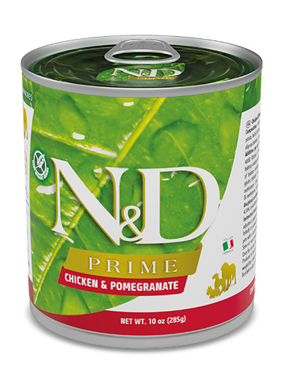 N&D Prime DOG Adult Chicken & Pomegranate 285 g konzerva