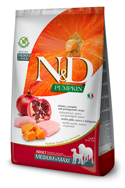 N&D Pumpkin DOG Adult M/L Chicken & Pomegranate 12 kg