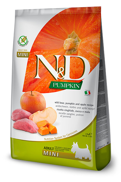 N&D Pumpkin DOG Adult Mini Boar & Apple 800 g
