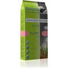 Nativia Dog Puppy Chicken&Rice, grain free - rice only