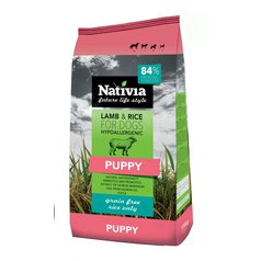 Nativia Dog Puppy Lamb&Rice, grain free - rice only